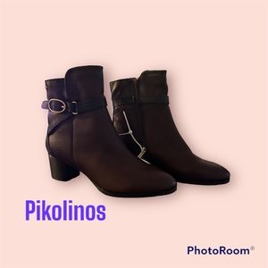 Pikolinos Women’s Leather Boot with Buckle
